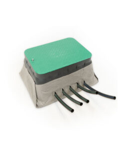 Ventilbox komplett mit 4 Stk. Hunter-Ventilen 1', mit 32er Leitungen inkl. Schmutzfänger